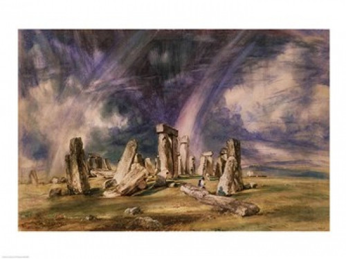 Stonehenge  1835 Poster Print by John Constable (24 x 18) - Item # BALBAL9900