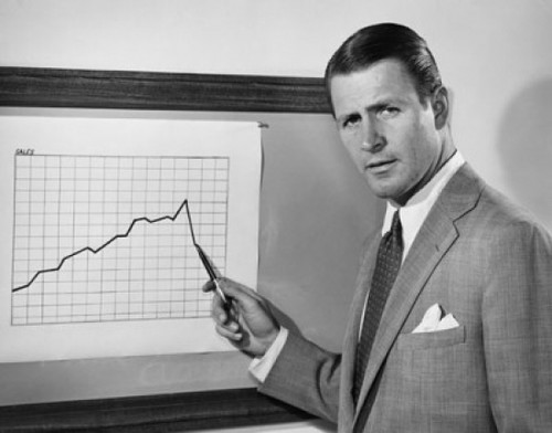 Businessman giving a presentation Poster Print - Item # VARSAL25548693A