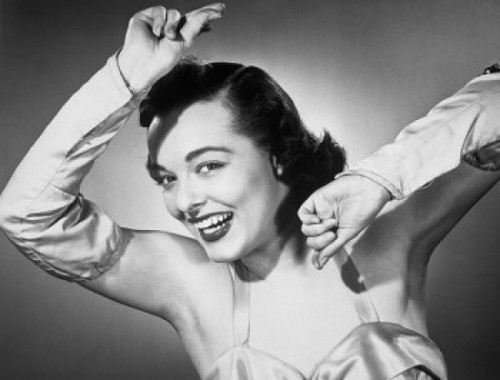 Portrait of a young woman dancing Poster Print - Item # VARSAL25510209