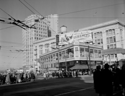 Street scene in city Poster Print - Item # VARSAL255423824