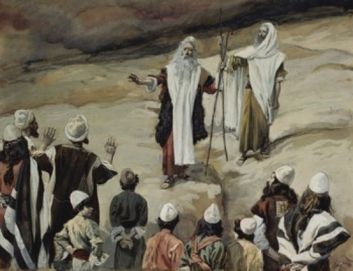 Moses Forbids the People to Follow Him  James Tissot  Jewish Museum  New York  USA Poster Print - Item # VARSAL999115