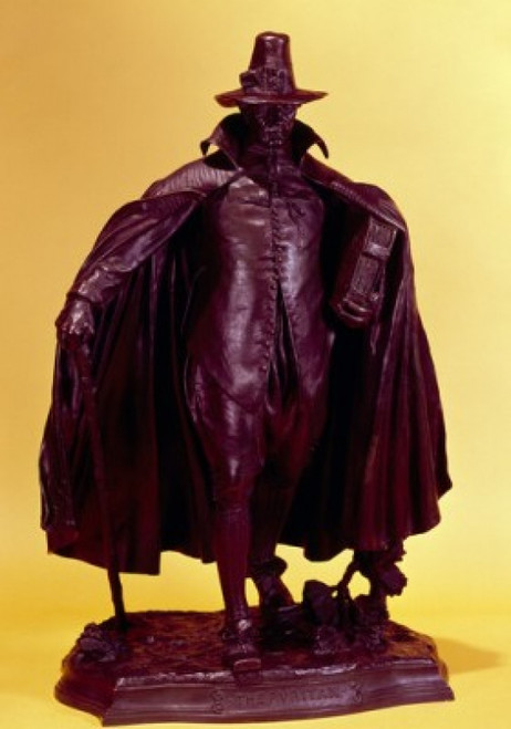 Statue of puritan by Augustus Saint-Gaudens  Poster Print - Item # VARSAL900128636