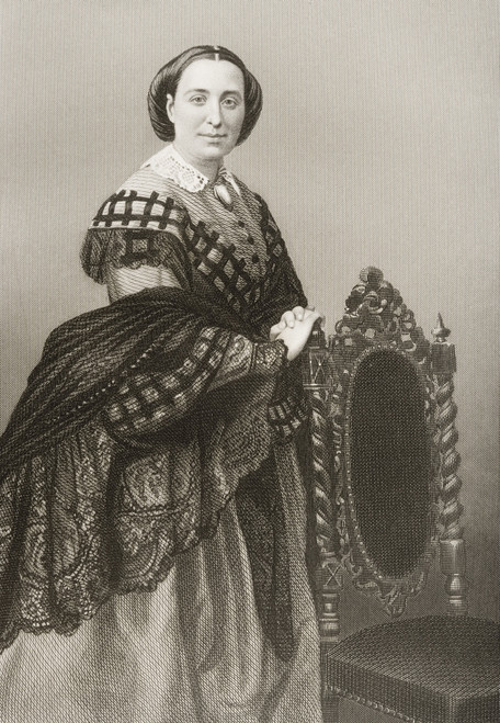 Madame Rosina Penco, 1823-1894. Italian Soprano. Engraved By D.J.Pound From A Photograph By Mayall. From The Book The Drawing-Room Of Eminent Personages Volume 1. Published In London 1860 PosterPrint - Item # VARDPI1860486