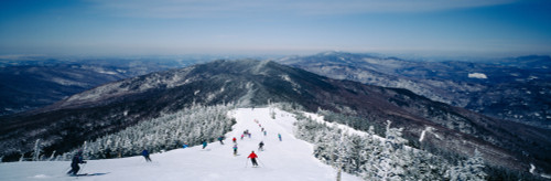Aerial view of a group of people skiing downhill, Sugarbush Resort, Vermont, USA Poster Print (8 x 10) - Item # MINPPI38770L Aerial view of a group of people skiing downhill, Sugarbush Resort, Vermont, USA Poster Print (8 x 10) - Item # MINPPI38770L
