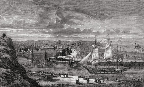 Dieppe, France In The 18Th Century.From Histoire De La Revolution Francaise By Louis Blanc. PosterPrint - Item # VARDPI1858239