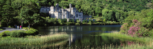 Church Near A Lake, Kylemore Abbey, Connemara, County Galway, Republic Of Ireland PosterPrint - Item # VARDPI1798890