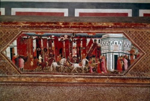 Procession in Florence with St. John  artist unknown  15th century Poster Print - Item # VARSAL3810412669