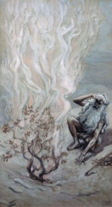 Moses Adores God in the Burning Bush  James Tissot  Jewish Museum  New York Poster Print - Item # VARSAL99984