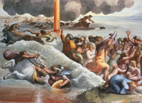 Moses Crossing the Red Sea  Raphael  St. Peter's Basilica  Vatican City Poster Print - Item # VARSAL900119338