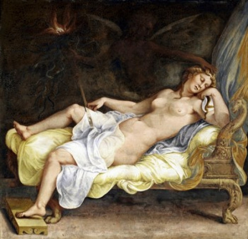 Dream of Ecuba   Giulio Romano   Oil on canvas  Palazzo Ducale  Mantua  Poster Print - Item # VARSAL263339