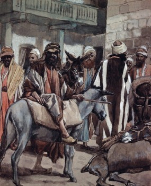 Joseph Sends his Brethren Away with Full Sacks  James Tissot  Jewish Museum  New York City Poster Print - Item # VARSAL99964