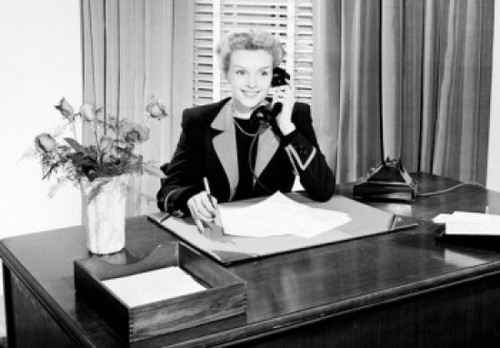 Businesswoman talking on the telephone Poster Print - Item # VARSAL2559258