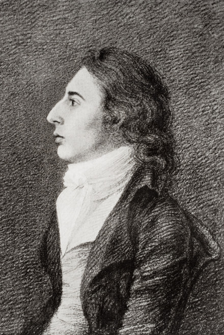 Robert Southey, 1774-1843. English Poet Of The Romantic School And Poet Laureate. Drawn In 1798 By Hancock. From The Book The Life Of Charles Lamb Volume I By E V Lucas Published 1905. PosterPrint - Item # VARDPI1859084
