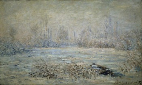 Hoarfrost  Near Vetheuil   1880  Claude Monet  Musee d Orsay  Paris Poster Print - Item # VARSAL11581230