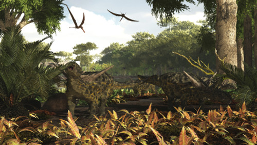 An group of Ankylosaurid dinosaurs from the early Cretaceous in Western North America Poster Print - Item # VARPSTADR600006P