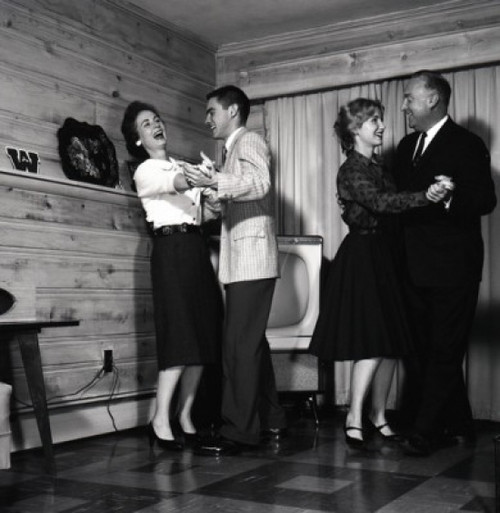 Two couples dancing Poster Print - Item # VARSAL255418066