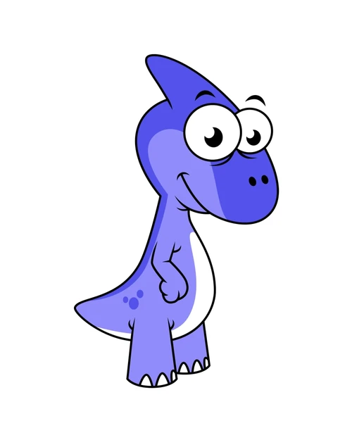 Cute illustration of a Parasaurolophus dinosaur Poster Print - Item # VARPSTSTK600048P
