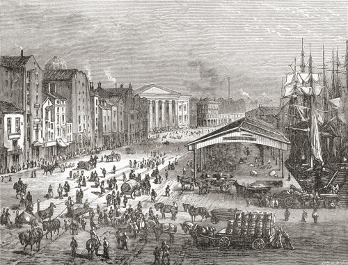 Strand Street, Liverpool, Lancashire, England In The Late 19Th Century. From Our Own Country Published 1898. PosterPrint - Item # VARDPI1957762