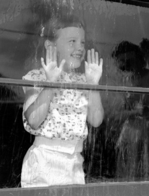 Girl looking through window Poster Print - Item # VARSAL2552242