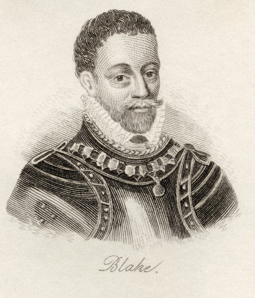 Robert Blake 1599 - 1657. English Naval Commander And Admiral. From The Book Crabb's Historical Dictionary Published 1825. PosterPrint - Item # VARDPI1856186