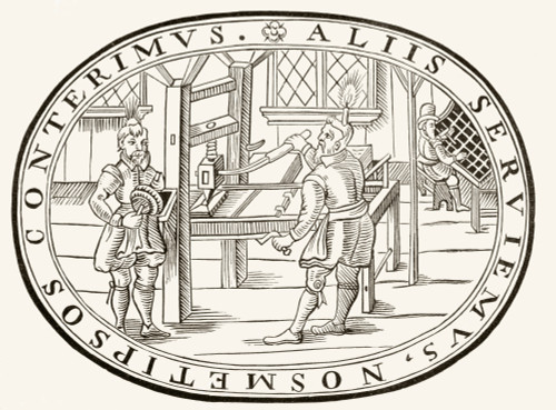 An English Printing Office, 1619. From The Book Short History Of The English People By J.R. Green Published London 1893. PosterPrint - Item # VARDPI1877611 An English Printing Office, 1619. From The Book Short History Of The English People By J.R. Green Published London 1893. PosterPrint - Item # VARDPI1877611