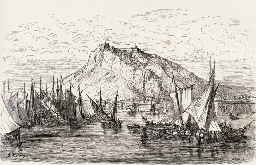 A View Of Alicante, Spain In The 19Th Century. From El Mundo En La Mano, Published 1878. PosterPrint - Item # VARDPI1958750