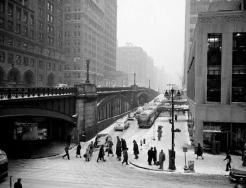 USA  New York City  winter street scene Poster Print - Item # VARSAL255417471