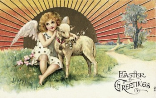 Easter Greetings  Nostalgia Cards Poster Print - Item # VARSAL9801037