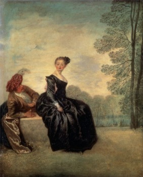 Launisches Madchen Jean-Antoine Watteau Painting State Hermitage Museum  St. Petersburg  Russia Poster Print - Item # VARSAL261293