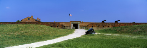 High angle view of a fort, Fort Clinch, Fort Clinch State Park, Amelia Island, Nassau County, Florida, USA Poster Print - Item # VARPPI25286
