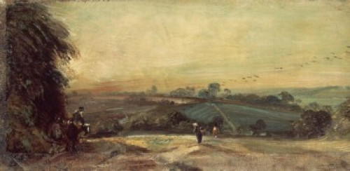 Autumn Sunset by John Constable  Poster Print