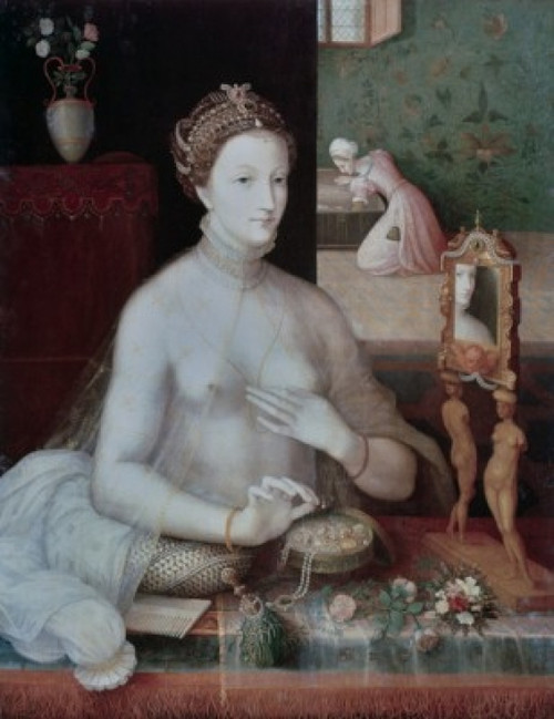 Portrait Of A Woman 16th C. Artist Unknown Poster Print - Item # VARSAL260538