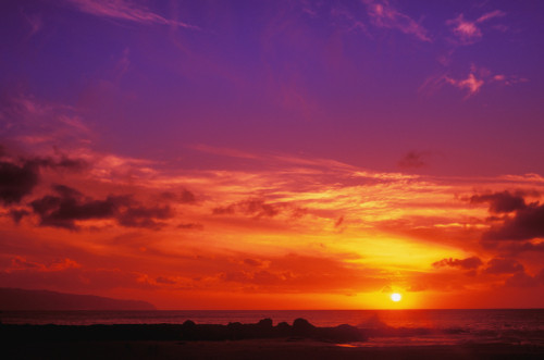 Hawaii, Oahu, North Shore, Sunset PosterPrint - Item # VARDPI1991009