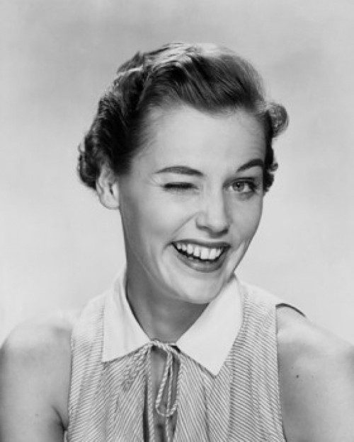 Portrait of a young woman winking Poster Print - Item # VARSAL25510913 Portrait of a young woman winking Poster Print - Item # VARSAL25510913