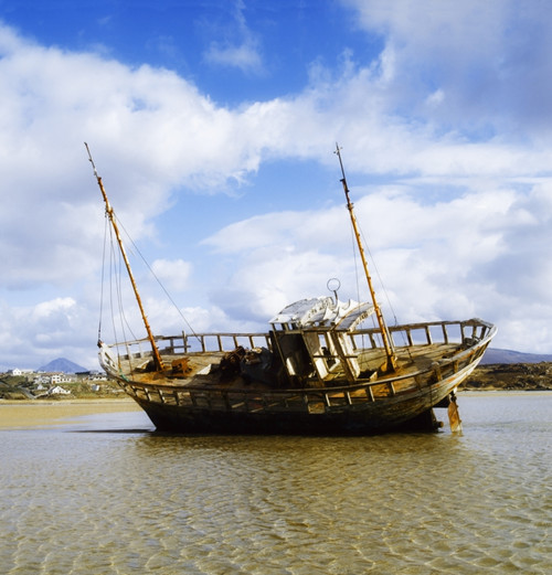 Bunbeg, County Donegal, Ireland, Shipwreck PosterPrint - Item # VARDPI1807200