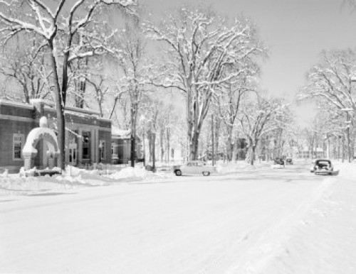 USA  New Hampshire  Lancaster  Main Street with Post Office Poster Print - Item # VARSAL255421565