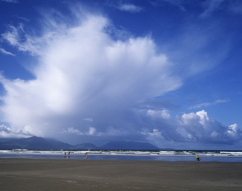 Tourists On The Beach, Inch Beach, Dingle Peninsula, County Kerry, Republic Of Ireland PosterPrint - Item # VARDPI1798854