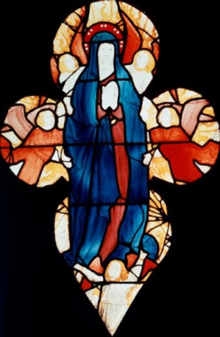 Madonna Stained Glass Poster Print - Item # VARSAL9007726