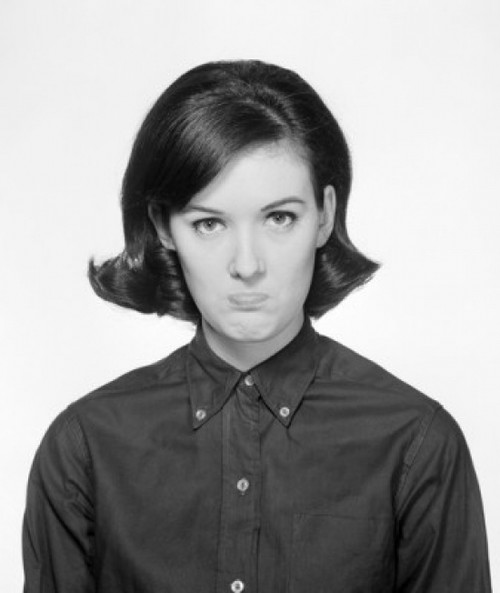 Portrait of young woman sulking Poster Print - Item # VARSAL255417694