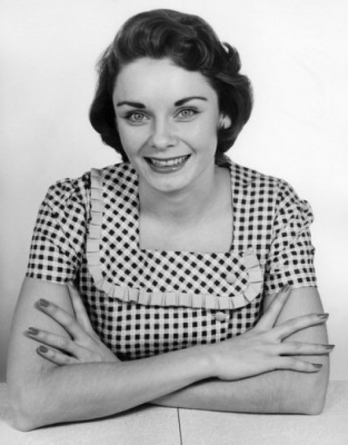 Portrait of happy woman  studio shot Poster Print - Item # VARSAL255416568