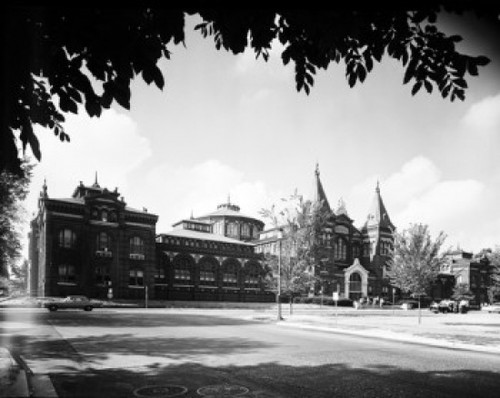 Facade of a museum  Arts and Industries Building  Smithsonian Institution  Washington DC  USA Poster Print - Item # VARSAL25538006