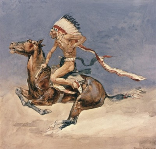 Pony War Dance  Frederic Remington Poster Print - Item # VARSAL900112351