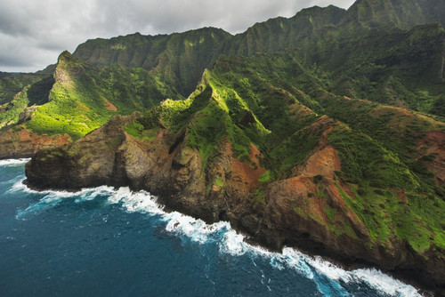 View of the Na Pali Coast; Kauai, Hawaii, United States of America PosterPrint - Item # VARDPI12291530