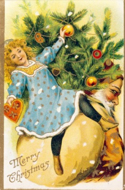 Merry Christmas  Nostalgia Cards Poster Print - Item # VARSAL9801094