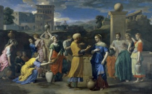 Eliezer and Rebecca   Nicolas Poussin   Musee du Louvre  Paris Poster Print - Item # VARSAL11582042