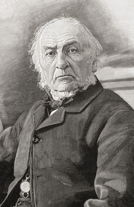 William Ewart Gladstone, 1809 To 1898. British Liberal Party Statesman And Four Times Prime Minister Of The United Kingdom. From The Book Gladstone The Man And The Statesman By David Williamson. PosterPrint - Item # VARDPI1872762