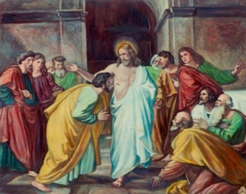 The Doubting Thomas  Alessandro Mantovani Poster Print - Item # VARSAL9007547