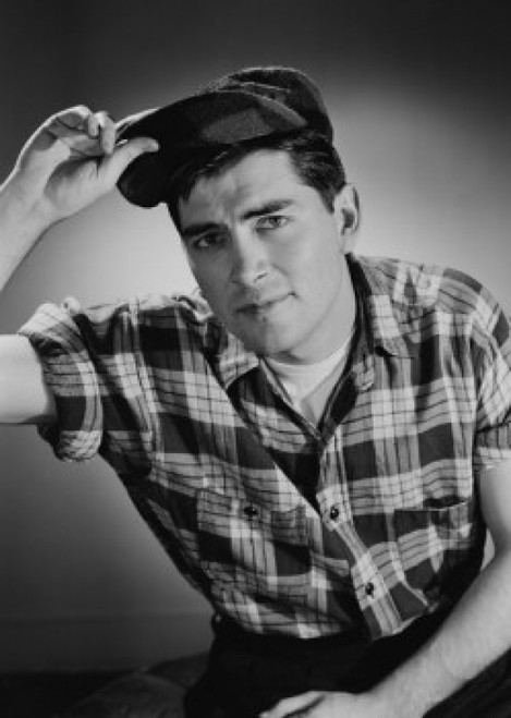 Portrait of young man in checked shirt Poster Print - Item # VARSAL255418990