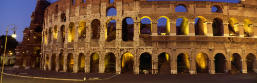 Ruins of an amphitheater, Coliseum, Rome, Lazio, Italy Poster Print - Item # VARPPI44029