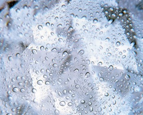 Kaleidoscopic pattern in purple  lavender and white with water droplets Poster Print by Panoramic Images (24 x 20) - Item # PPI118016